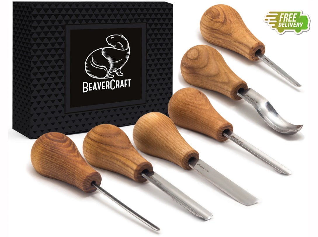 Beaver-lófajárn, sett með 6 járnum